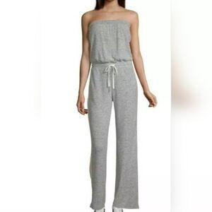 NEW Gray Strapless Jumpsuit New w Tags size Med